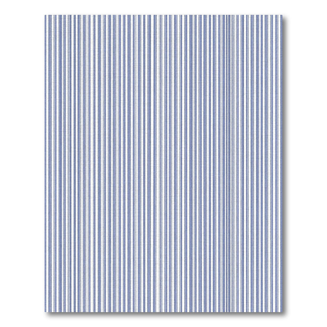 Classic Blue and White Vertical Stripes Rug