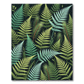Lush Green Fern Forest Background Rug