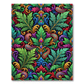 Vibrant Floral Paisley Ornate Tapestry Rug