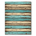 Coastal Blue Wood Plank Texture Rug