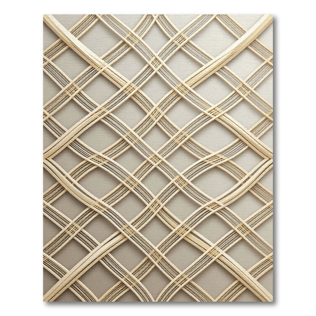 Natural Woven Lattice Arch Rug