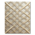 Natural Woven Lattice Arch Rug