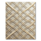 Natural Woven Lattice Arch Rug