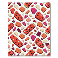 Juicy Watermelon Summer Slice Medley Rug