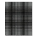 Modern Gray Abstract Grid Rug