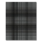 Modern Gray Abstract Grid Rug