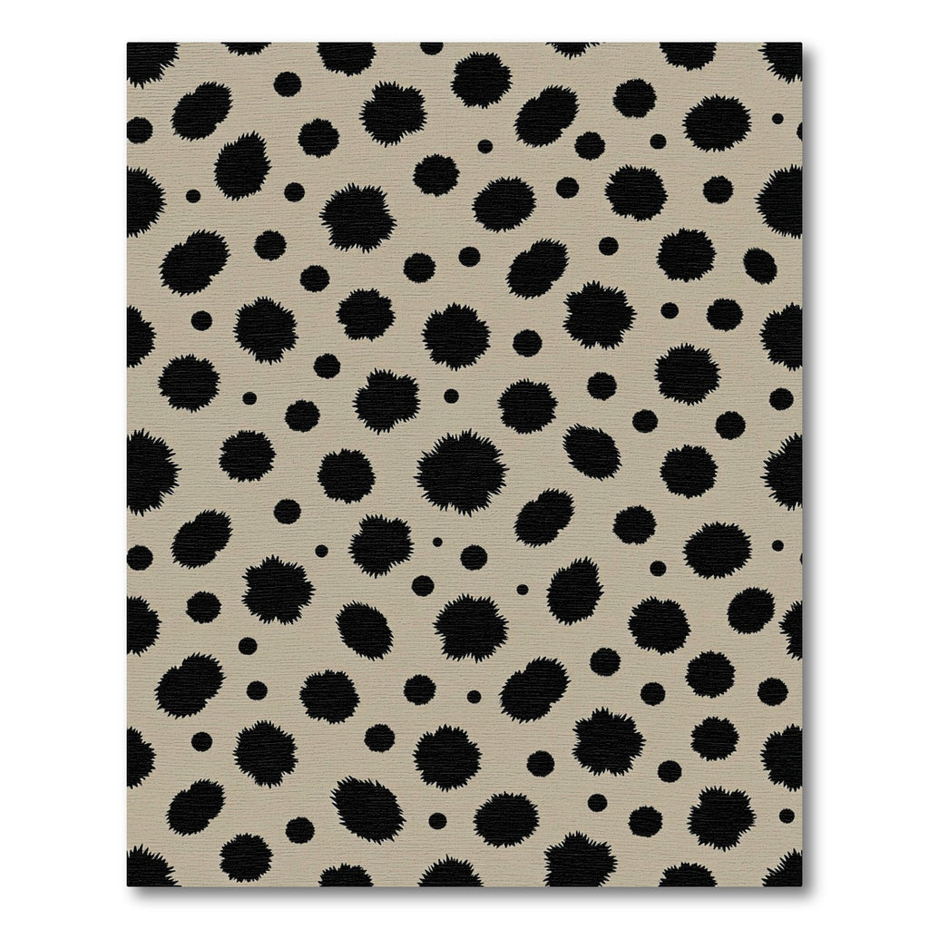 Tawny Black Spotty Spot Rug
