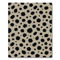Tawny Black Spotty Spot Rug