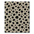 Tawny Black Spotty Spot Rug
