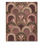 Art Deco Cherry Blossom Arches Rug