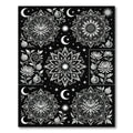 Celestial Chrysanthemum Pomegranate Mandala Rug