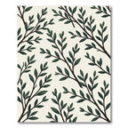 Lush Green Botanical Branch Rug