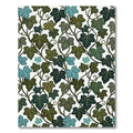 Botanical Green Ivy Leaf Trailing Vine Rug