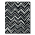 Monochromatic Zigzag Geometric Folk Rug