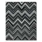Monochromatic Zigzag Geometric Folk Rug