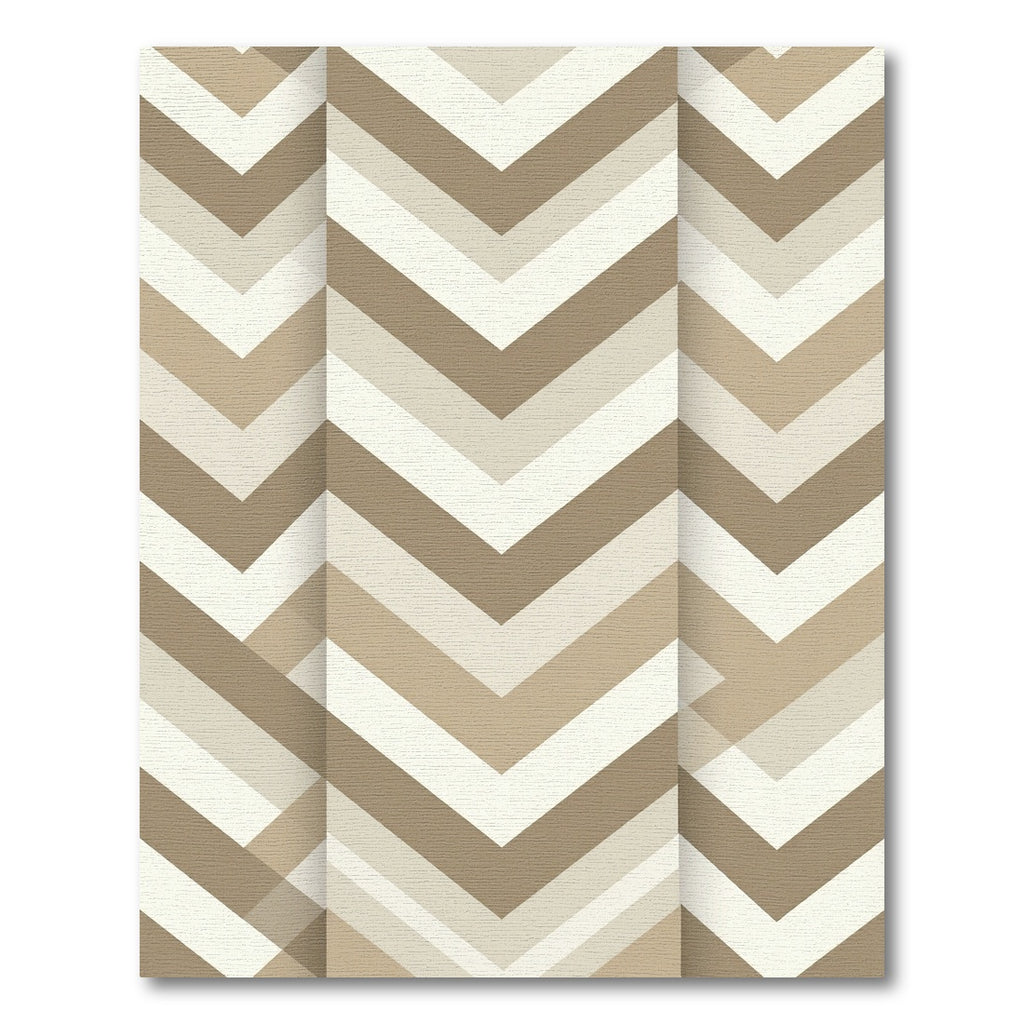 Earthy Tone Chevron Stripe Rug