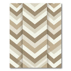 Earthy Tone Chevron Stripe Rug