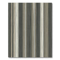 Earthy Tone Vertical Stripe Texture Rug