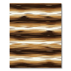 Earthy Tones Abstract Striped Rug