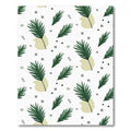 Green Palm Frond Abstract Background Rug