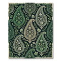 Rich Green Paisley Floral Ornament Rug