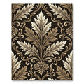 Ornate Gold Acanthus Vine Rug