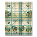 Tartan Orchard Fruit Plaid Landscape Rug