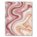 Rose Gold Swirling Marbled Earth Tones Rug