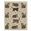 Celestial Tabby Cat Constellation Neutral Rug