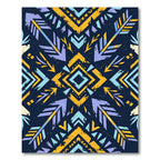 Bold Tribal Arrow Geometric Pattern Rug