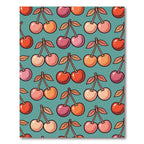 Retro Red Cherry Fruit Collection Rug