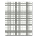 Subtle Gray Tartan Grid Rug