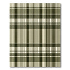 Forest Green Plaid Tartan Check Rug