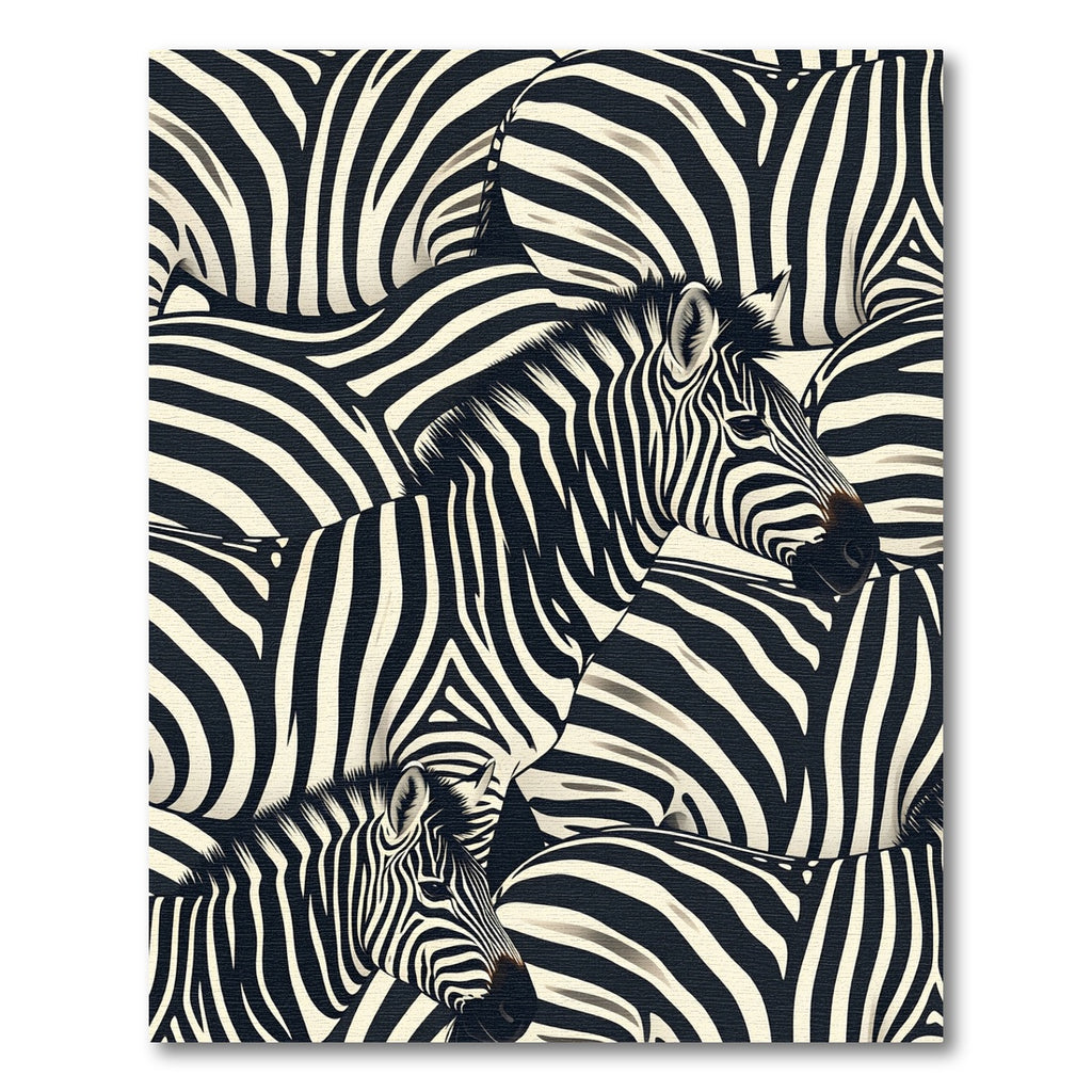 Bold Zebra Stripe Monochrome Wildlife Rug