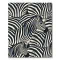 Bold Zebra Stripe Monochrome Wildlife Rug