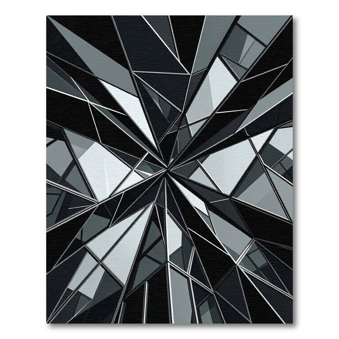 Monochromatic Geometric Facet Explosion Rug