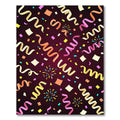 Festive Confetti and Streamers Assortment Rug