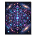 Celestial Cosmic Mandala Galaxy Nebula Rug