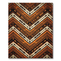 Bold Geometric Arrow Chevron Earthy Rug