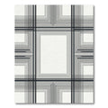Monochrome Geometric Lines Composition Rug