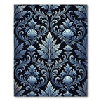 Ornate Blue Acanthus Scroll Rug