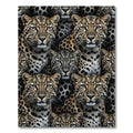 Majestic Leopard Head Safari Tapestry Rug