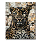 Golden Leopard Spot Aggressive Prowl Rug
