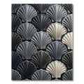 Art Deco Shell Motif Rug