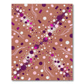 Pink Violet Burst Scatter Rug