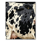 Bold Black and White Holstein Cowhide Rug