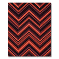 Autumn Hues Chevron Stripes Rug