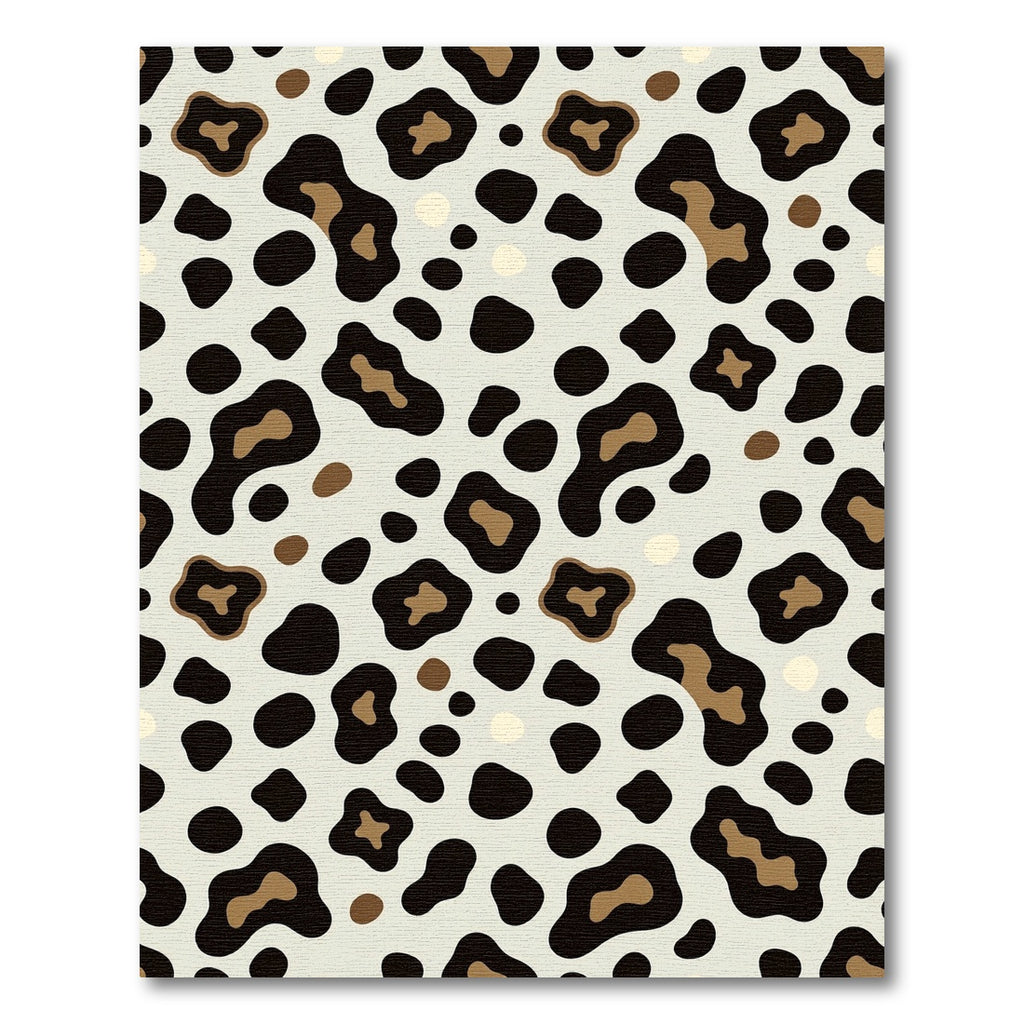 Chic Beige Leopard Spot Rug