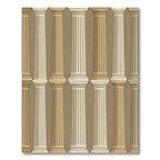 Architectural Column Beige Tone Rug