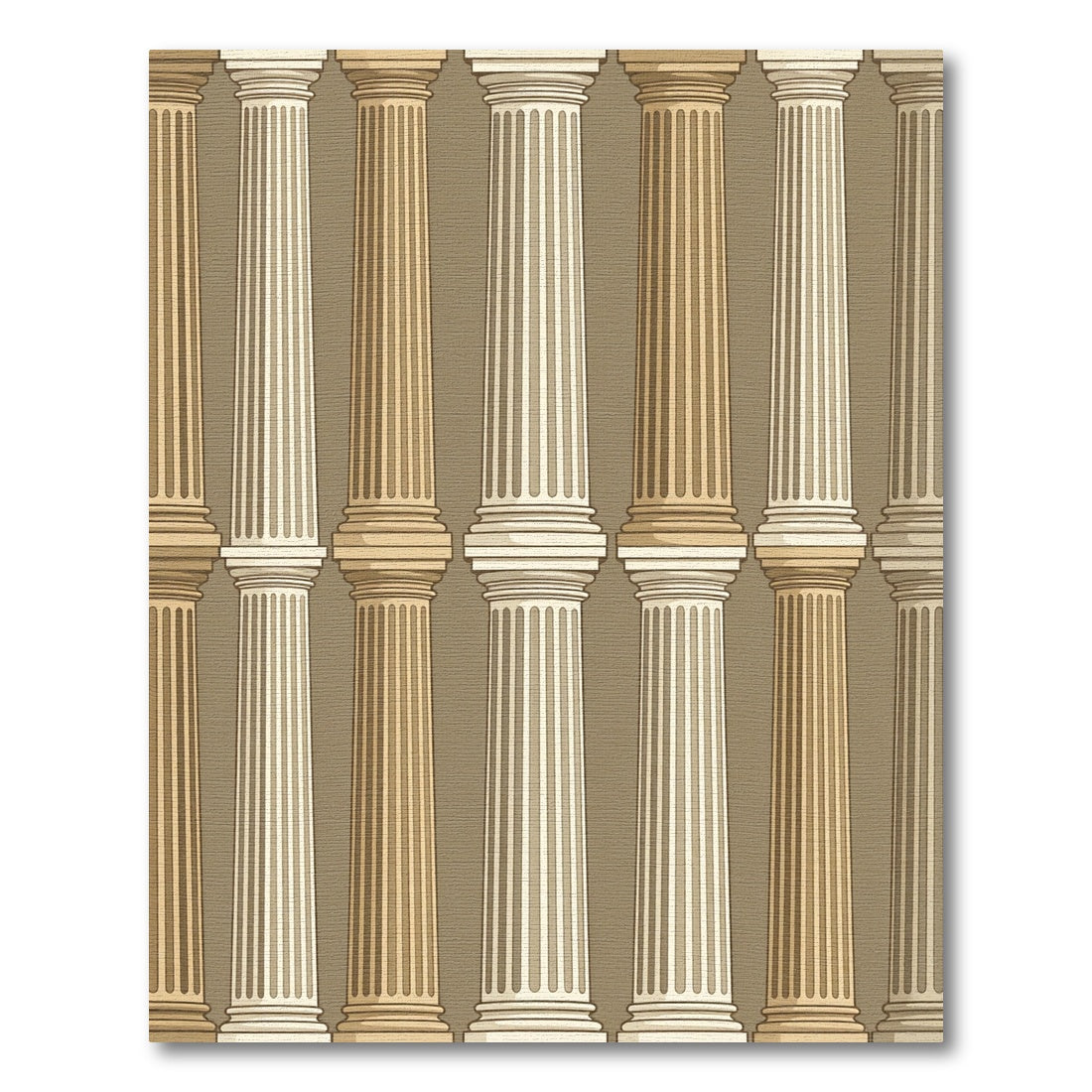Architectural Column Beige Tone Rug
